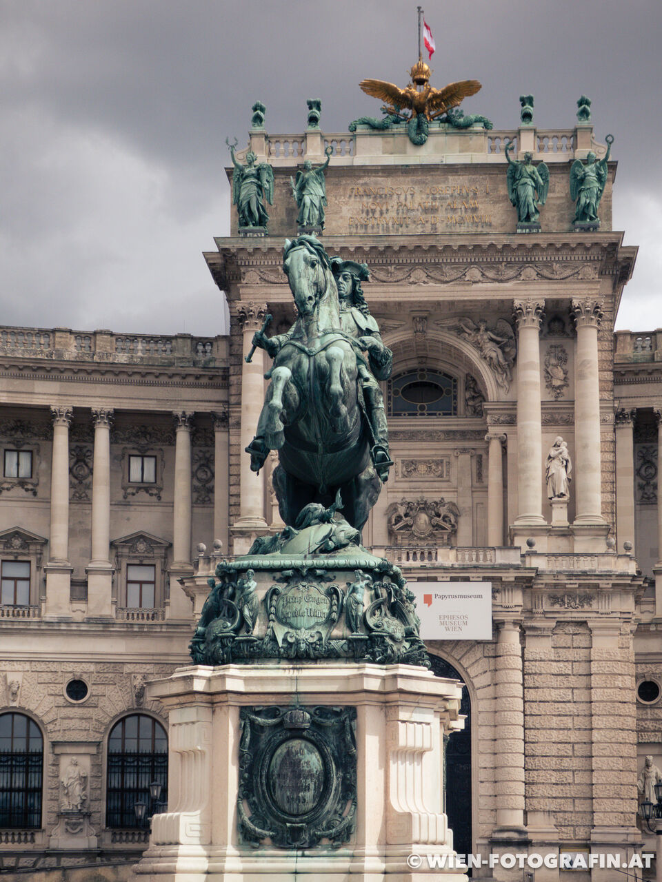 Reiterstatue des Prinz Eugen vor der Neuen Burg