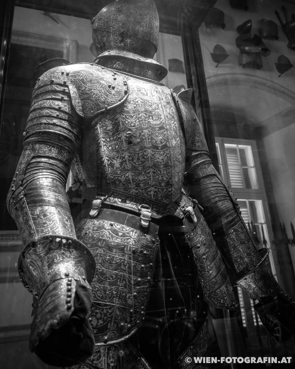 Kunstvoll verzierte Rüstung