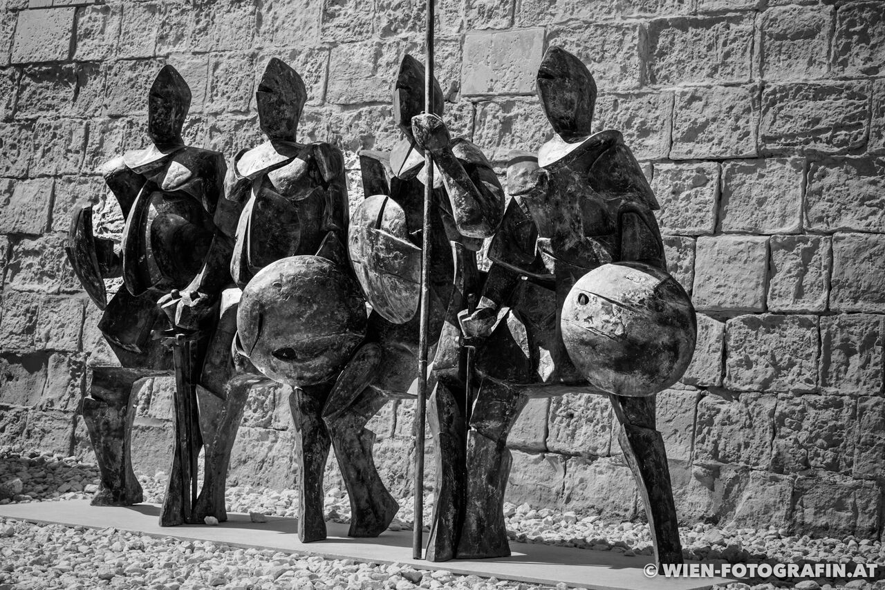 Skulptur vier RItter