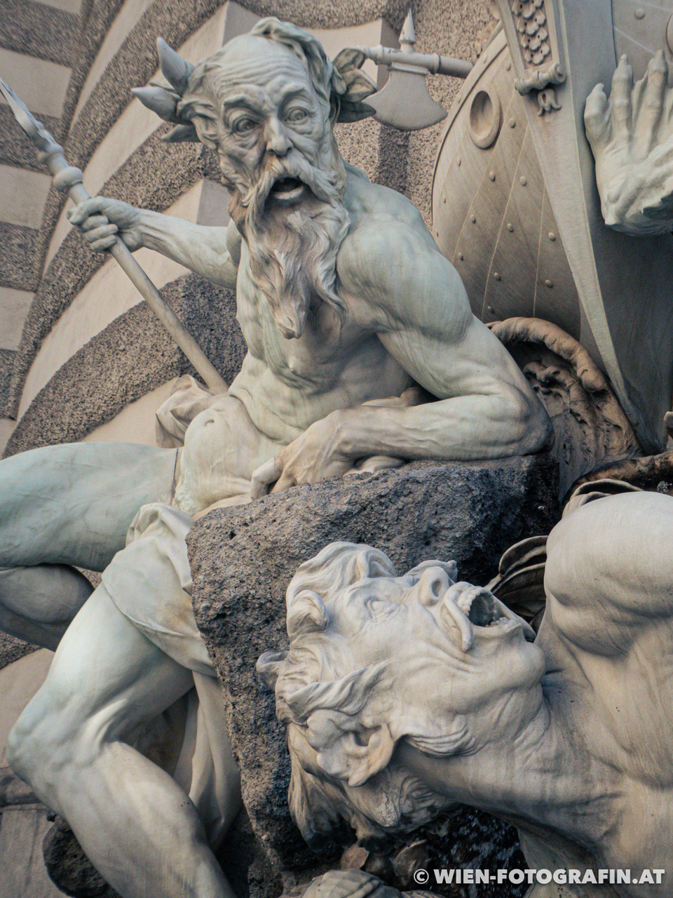 Detail des Brunnens